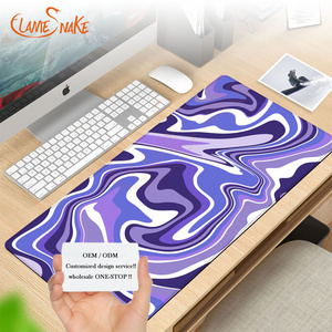 FLAME SNAKE Aesthetic Series Line Design Large Size 80*30 XL Mouse Pad , Wholesale Mouse Pad Sublimation Custom Print