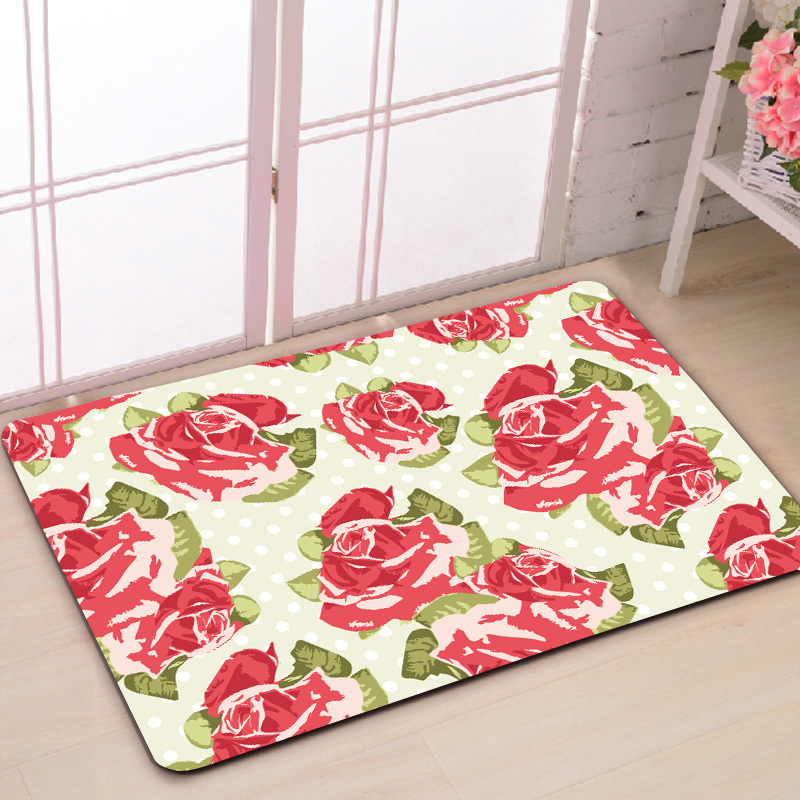 Eco Friendly Anti Slip Water Absorbing Custom Printed Outdoor Mat