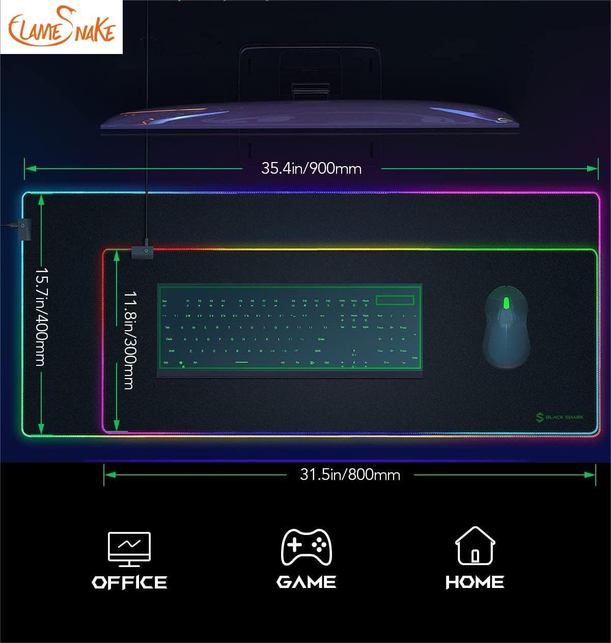 Custom Design Printed 400*900mm Office Eco-Friendly Gaming Mouse Pad