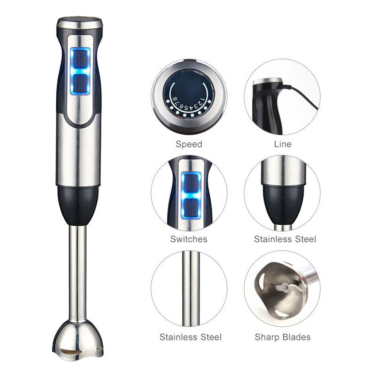 Hot Sale Electrical Fruit Blender 1000 Watt Food Blender Electric Stand Stainless steel Mixer Grinder