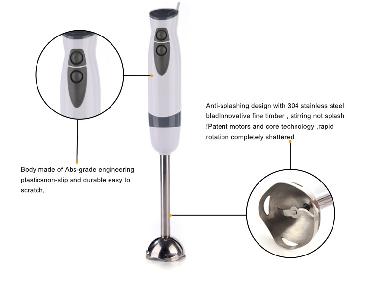 CB CE ROHS Licuadora De mano 200W Portable Mini Hand Mixer Blender Handheld Electric Blender