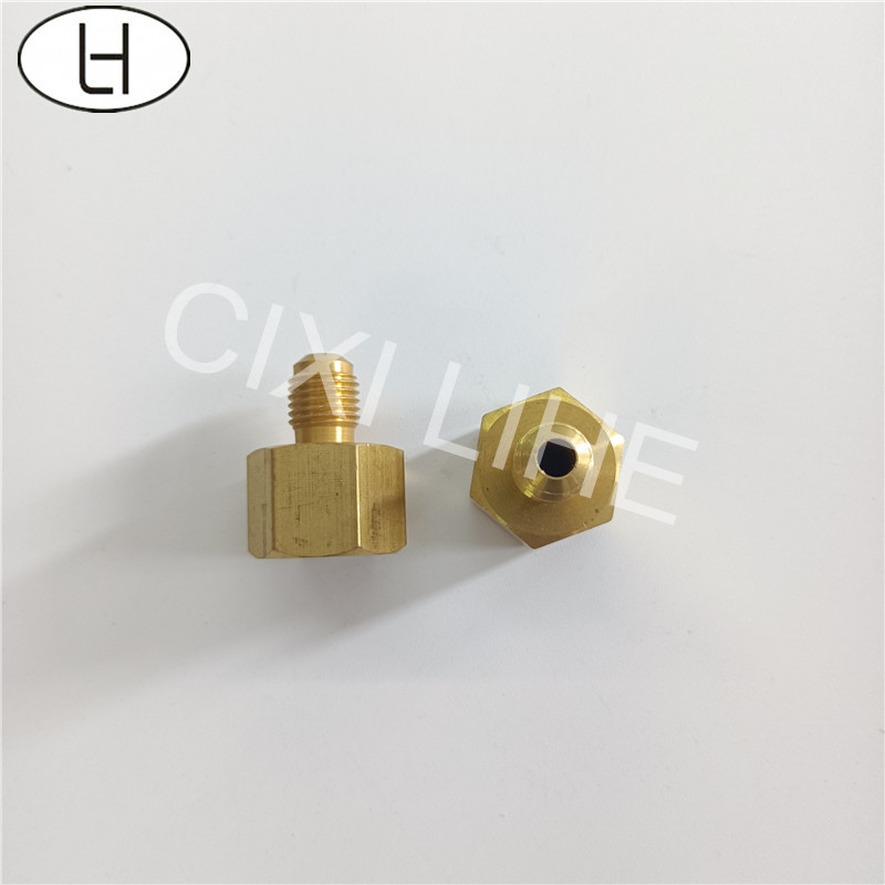 Reliable Manufacturer HVAC Air Conditioner Connector Brass Pipe Joint Refrigeration Male Female Thread Pipe Fitting