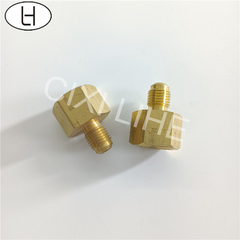 Reliable Manufacturer HVAC Air Conditioner Connector Brass Pipe Joint Refrigeration Male Female Thread Pipe Fitting