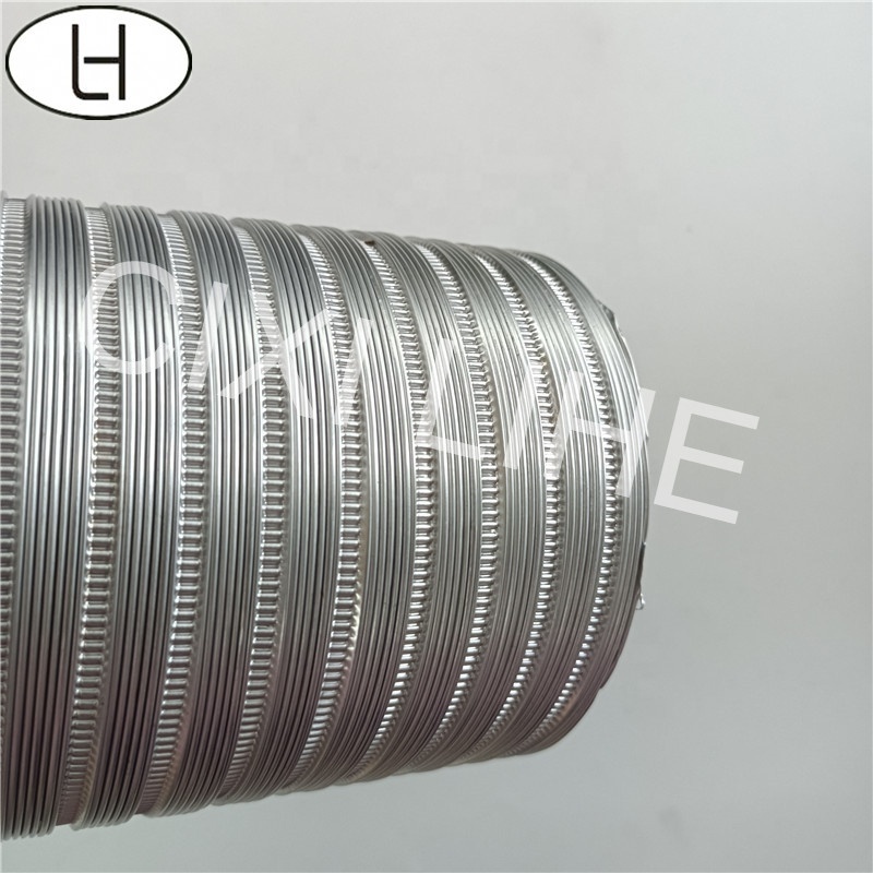 High quality fire resist aluminum flexible duct semi-rigid aluminum duct for HAVC air conditioning