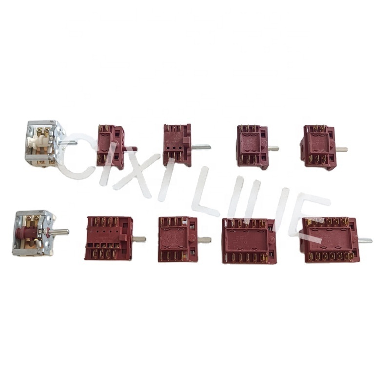 New design oven rotary switch T150 Rotary Switches parts for electrical oven with 3 4 5 6 8 12 different position