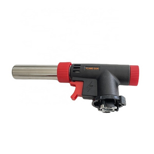 Portable 15mm nozzle type blow butane gas torch lighter fire flame gun welding function flame gun