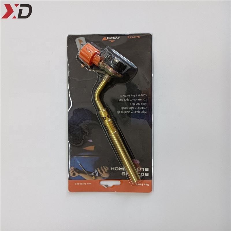 Copper Iron Gas Torch Flame Gun for camping cooking