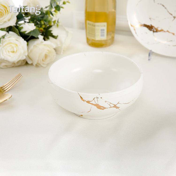 CIXUAN Ceramic Tableware Manufacturer Marbling Dinner Set Dishes Set Ceramic Dinner Plate