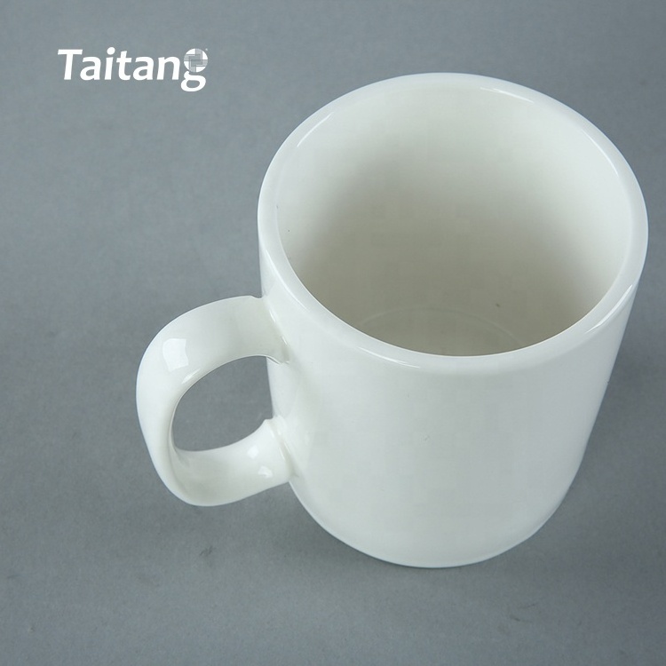 Customize Logo Glazed Fine Bone China White Coffee Porcelain Cup Coffee Mugs