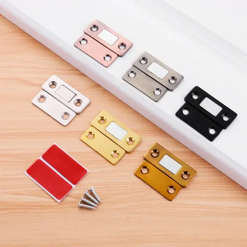 Invisible Strong Magnetic Block-shaped Cabinet Suction Sliding Door Permanent Invisible Door Magnet for Wardrobe Drawer