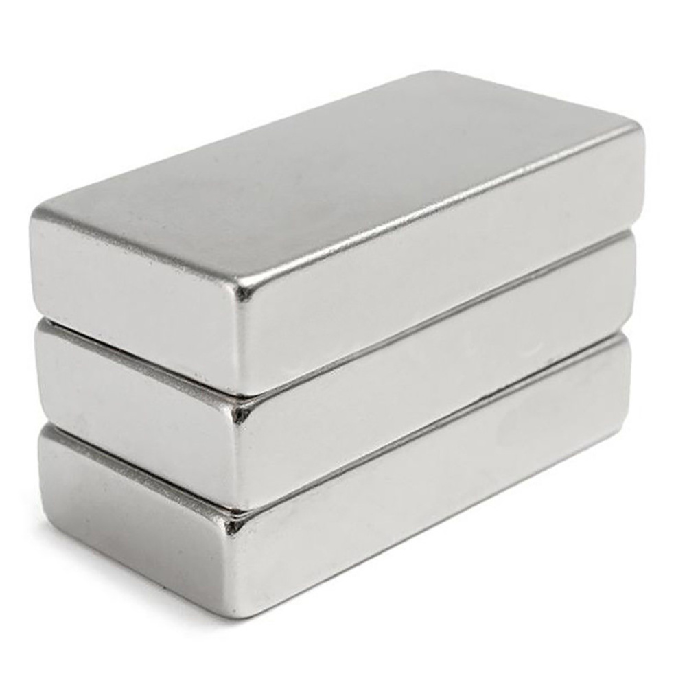 Powerful N35 N42 N50 N52 Neodymium Ndfeb Magnets Industrial Use Coated Square Rectangular Block Cheap Permanent Magnet