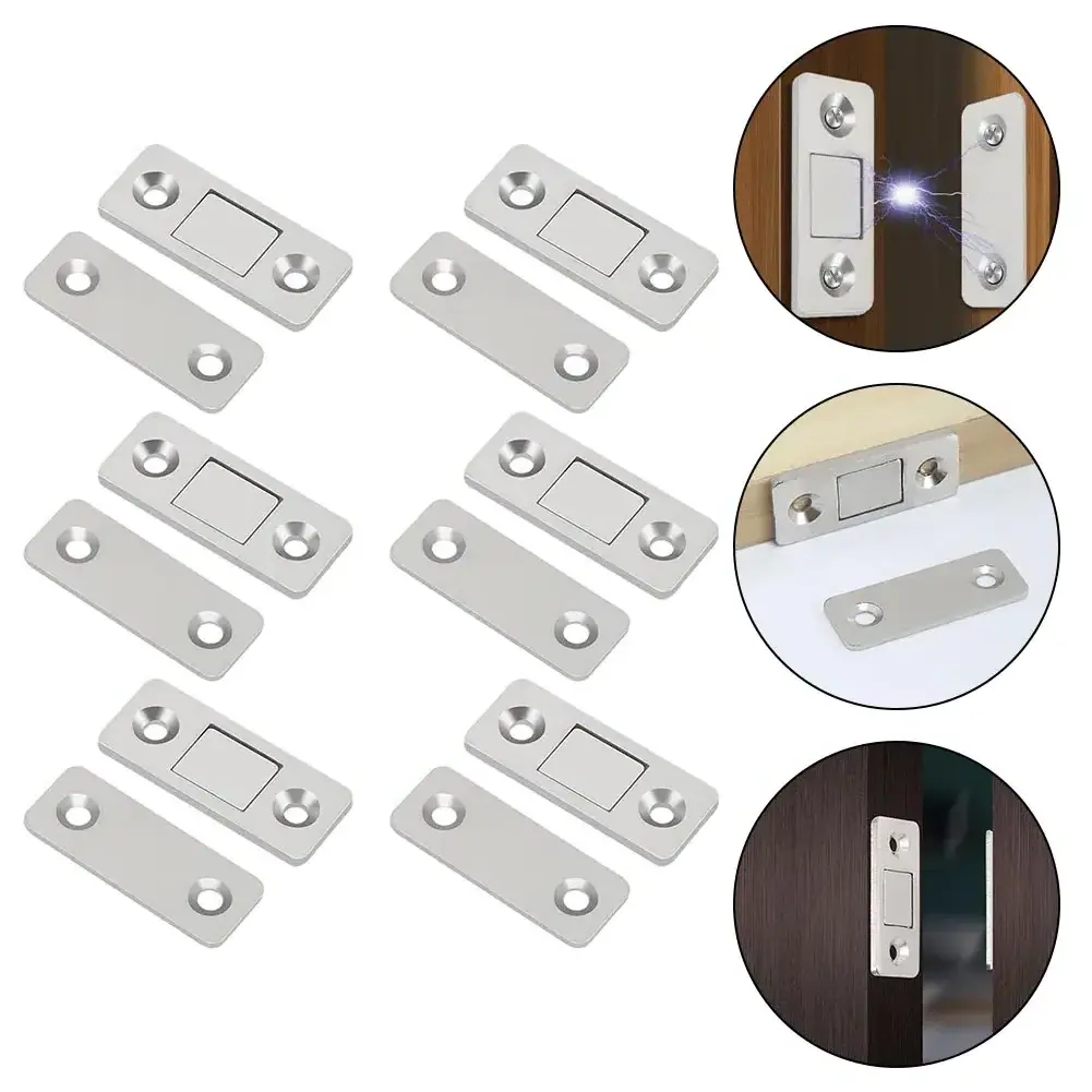 Invisible Strong Magnetic Block-shaped Cabinet Suction Sliding Door Permanent Invisible Door Magnet for Wardrobe Drawer