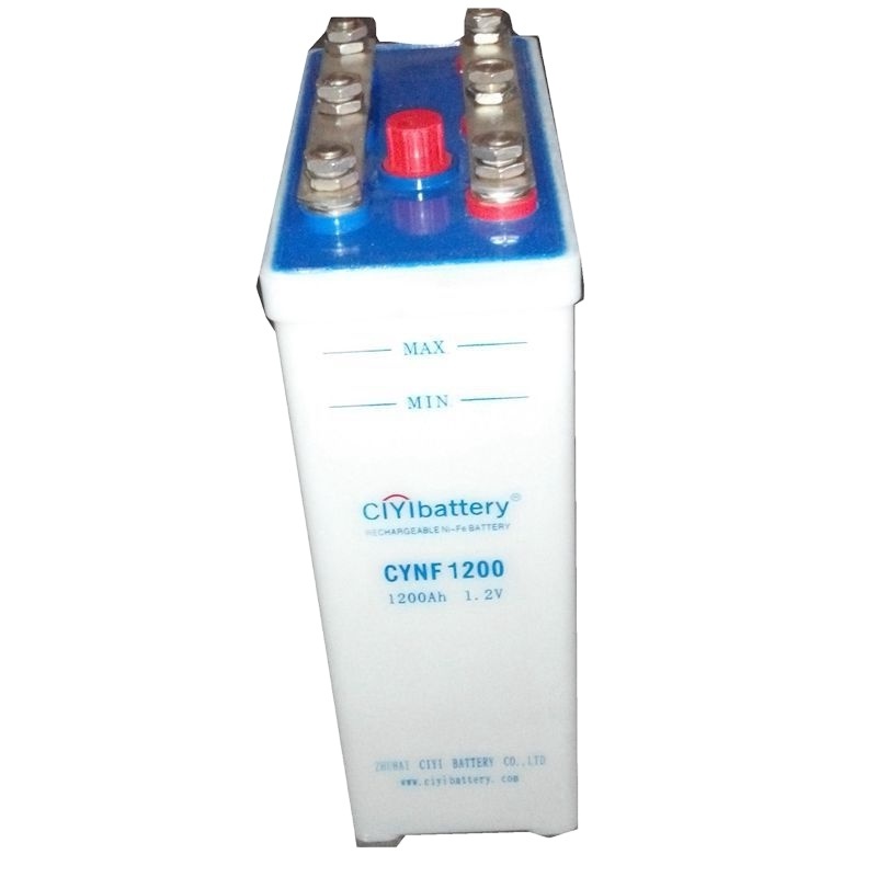 CIYI Battery Good Quality Solar Battery Ni-Fe Battery 1.2V 1200AH