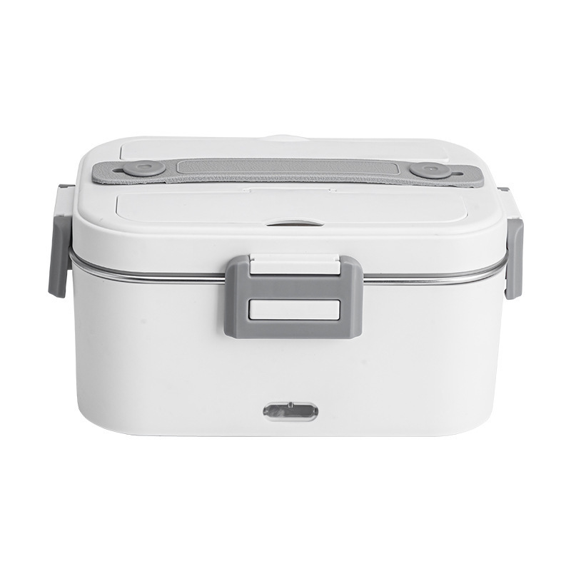 Portable Food Warmer Heated Electric Lunch Box with stainless Steel 2-In-1 Portable Food Warmer Lunch Box for Car Home office