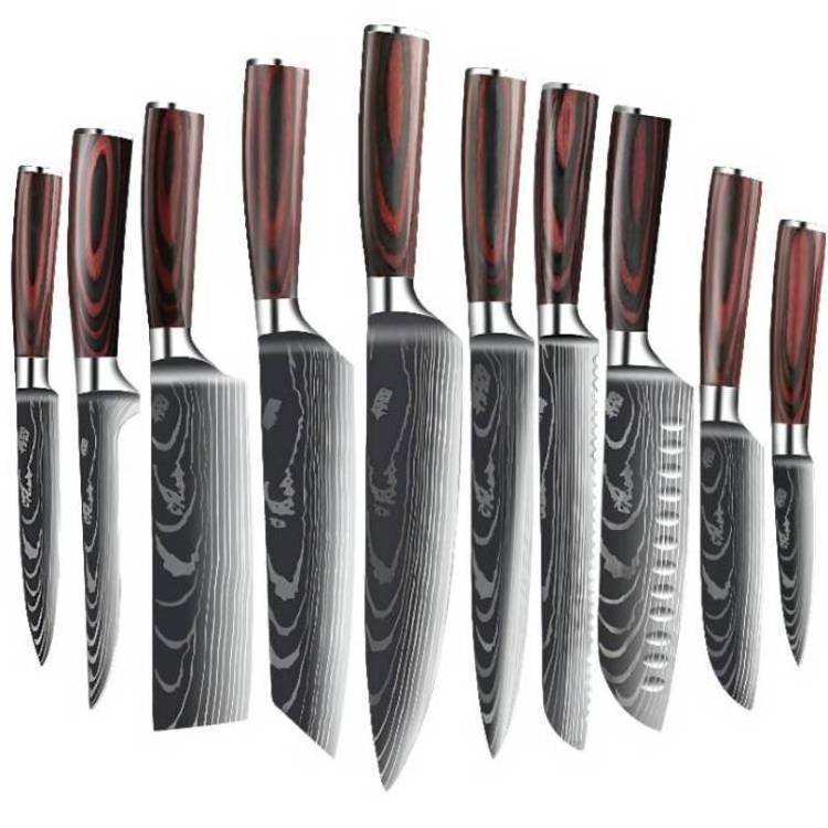 Wholesale custom logo Cooking Tools 5CR15 Kitchen Knives VG10 Damascus Steel Bread Utility Chef Knife For dining