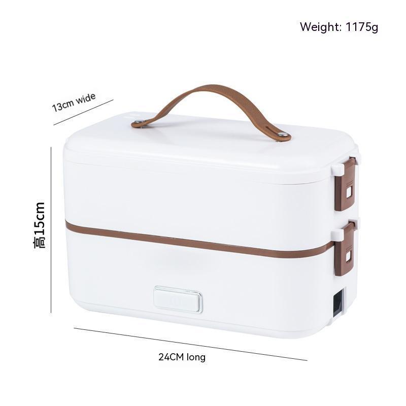 Portable 800ML Car Home School Use Hot Thermo Heated  stainless steel Food Warmer Container Electric Bento Lunch Box