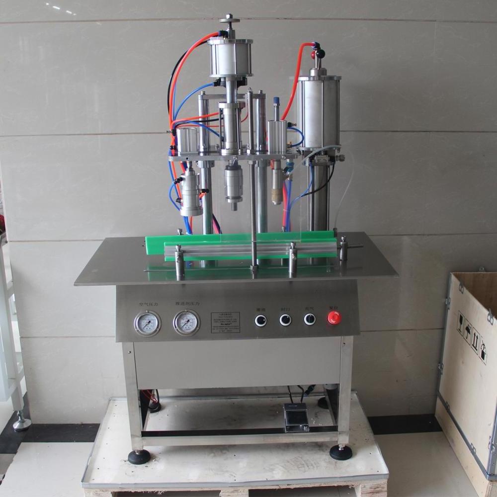 factory price Camp Butane Gas Cartridge refill  filling machine / semi-automatic