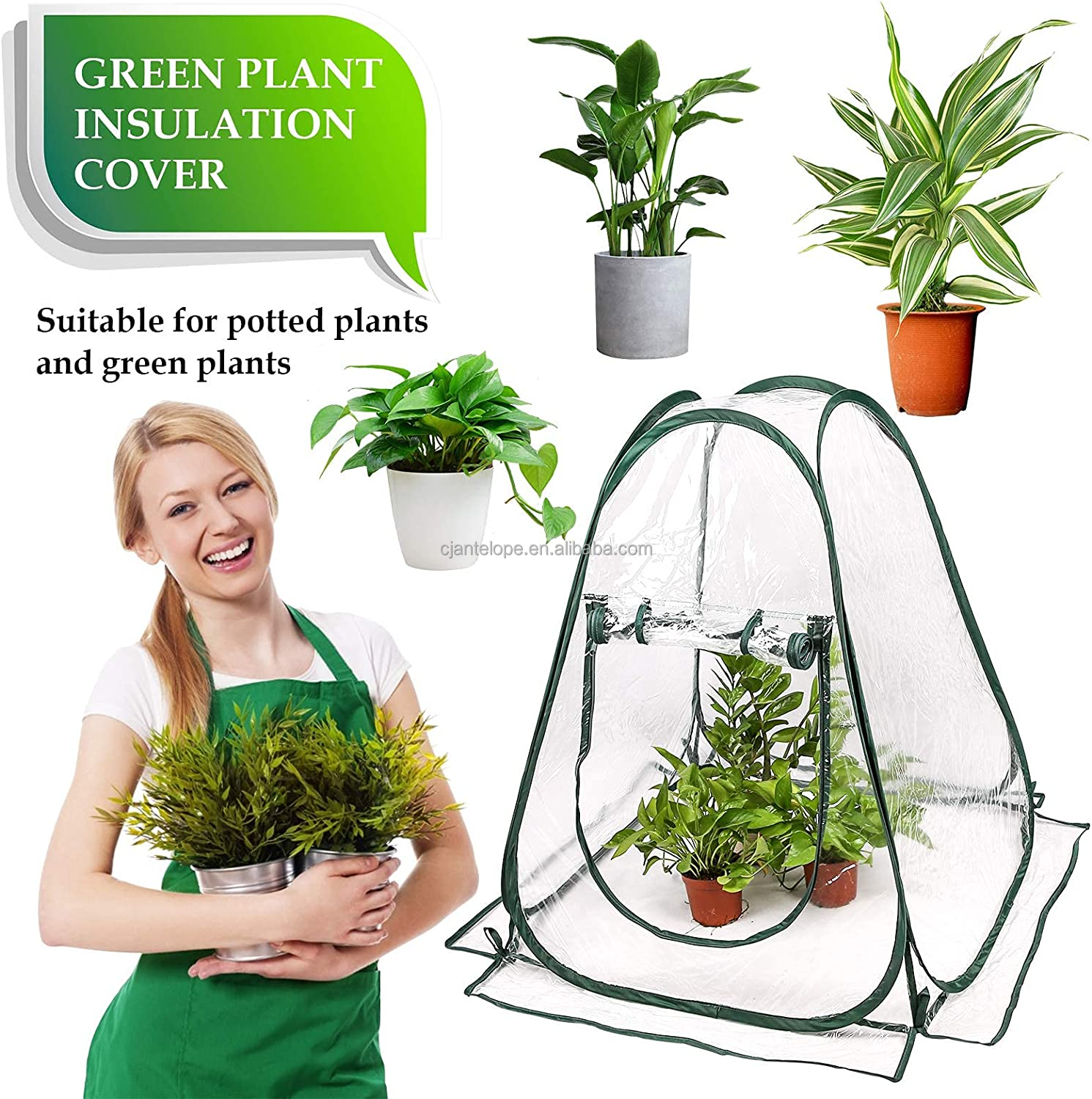 Ningyi Grow Low Tunnel Greenhouse Portable Cheap Mini Green House PVC Transparent Garden Flower Greenhouses