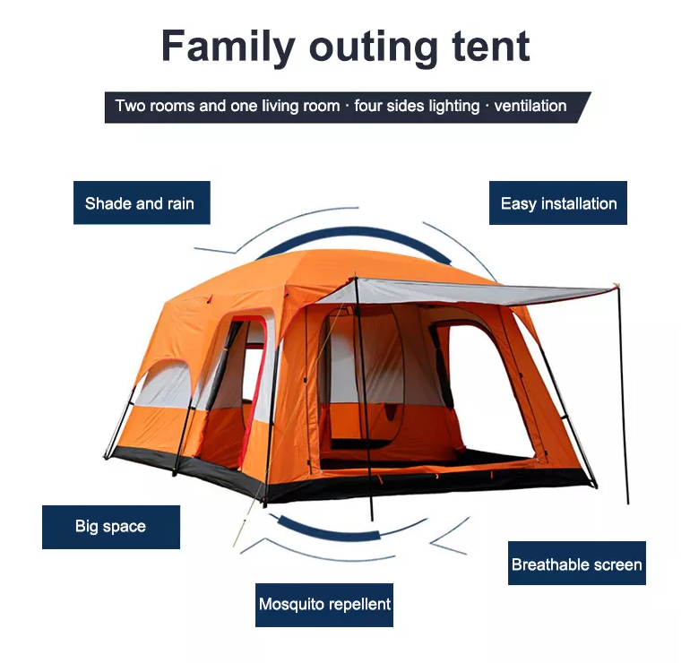 Tente De Toit Militaire Tente-camping 4 Saison Insulated Custom Lightweight Camper Living Resort Party Tents For Sale