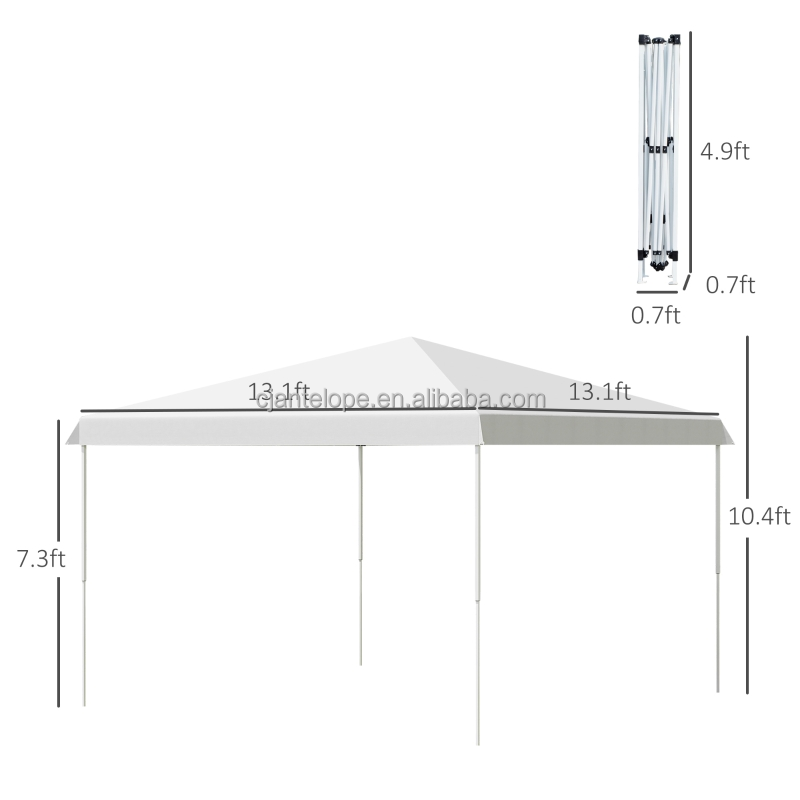 Ningyi Carpas Tente Canopy Dexposition Canopy Awning Quick Folding Privacy Shade Tent Trade Show Pop Tent 3x3 10x10 Canopy