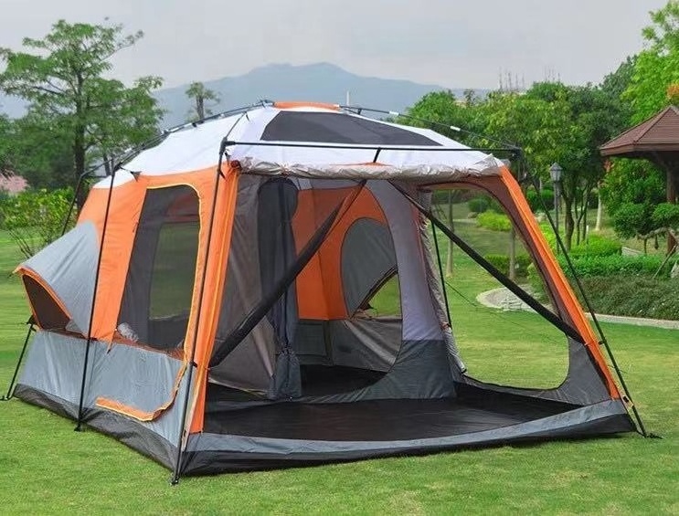 2022 new arrival 10 Person family camping tent with rooms