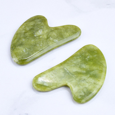 Best Quality Green Gua Sha Board Facial Tools Natural Jade Stone Guasha Massager