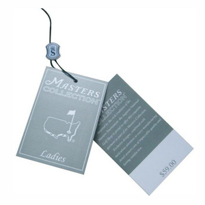 Custom Hang Tags 400g Cardboard Printed Garment Shirt Paper Clothing Hang Tags swing ticket