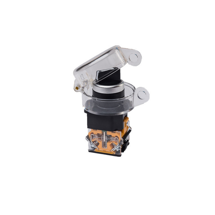 Low voltage push button switch 22mm 2 position waterproof  selector switch 10a push button switch