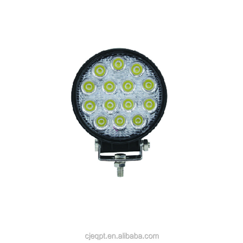 Mining Engineering Truck LED Work Light With Frame Round Flood Beam 150w 15000Im Lamp For Trailers RVs IP68