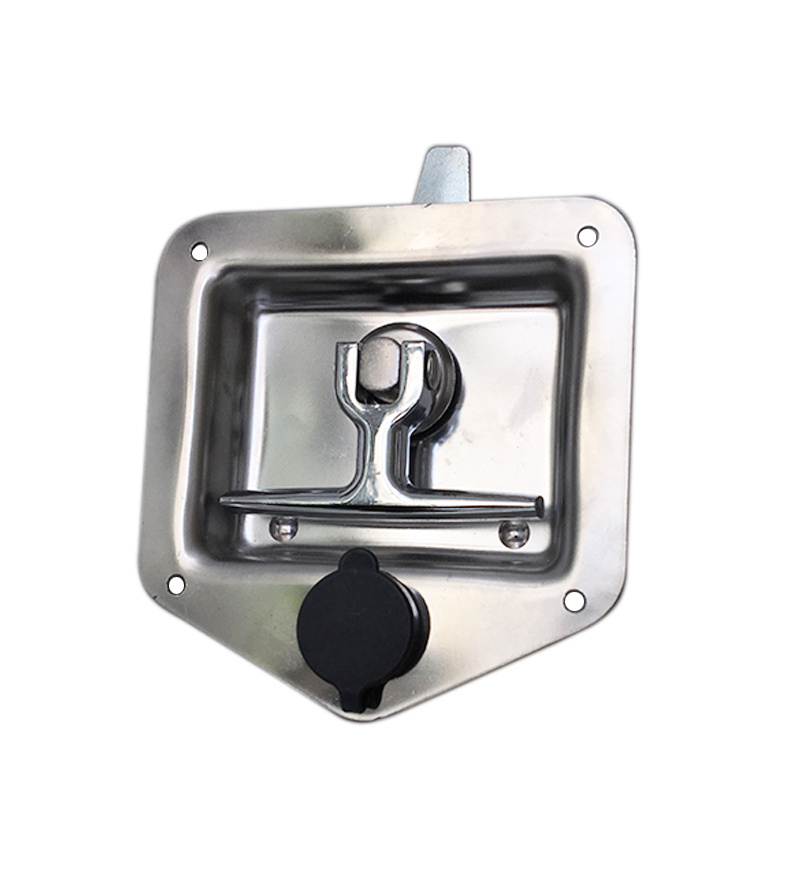 Truck Body Parts Stainless Steel Truck T Handle Lock Tool Box Trailer Door Lock Flush Latch