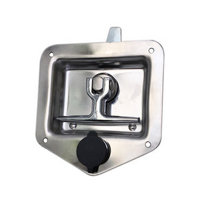 Truck Body Parts Stainless Steel Truck T Handle Lock Tool Box Trailer Door Lock Flush Latch