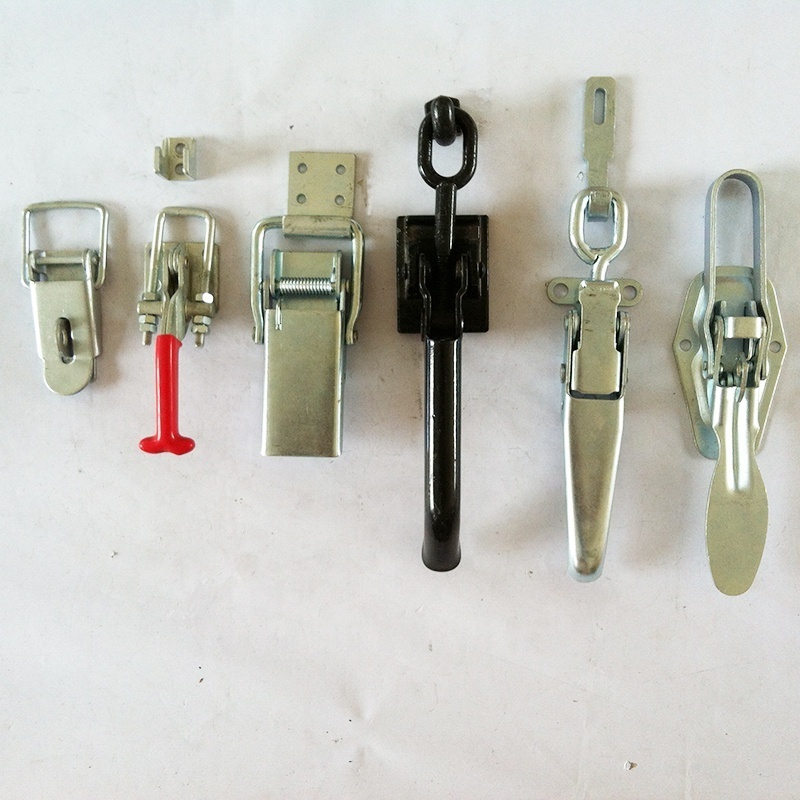 Refrigerated Storage Container Fixing Hasp Lock Set Truck Over Center Loop Latch Hook Safety Latch Side Board Toggle Fastener