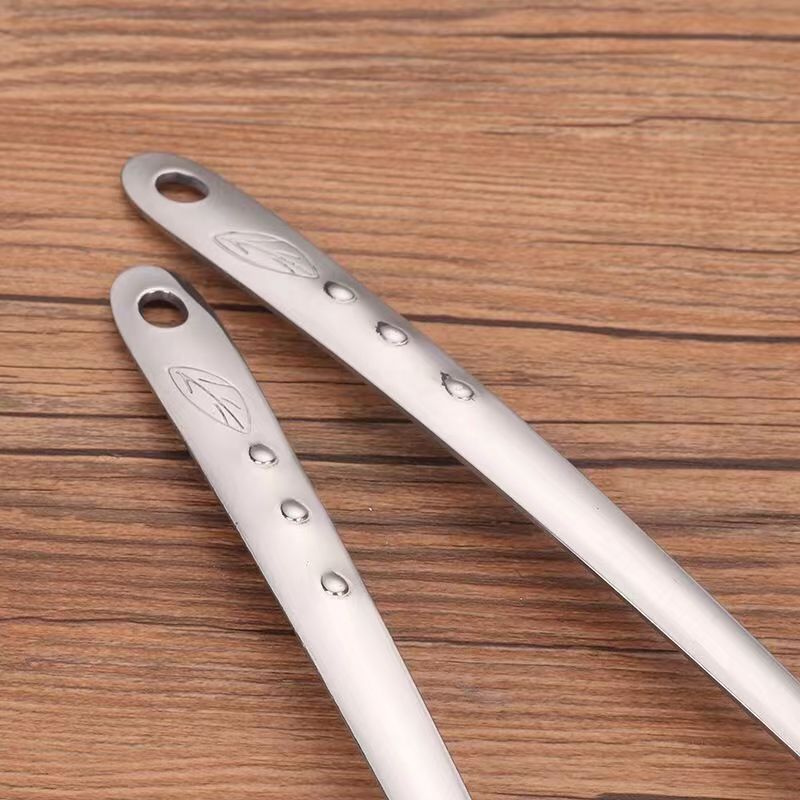 Heavy Duty Stainless Steel Long Handle Soup Ladle Set Slotted Spoon and Soup Ladle Serving Utensil Set for Cooking Gravy Sauces