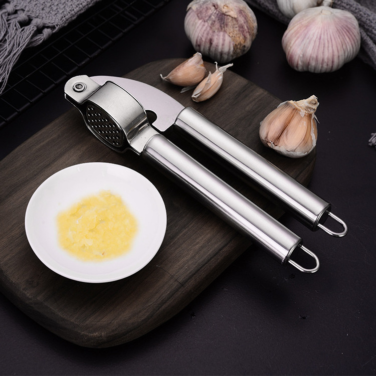 Premium Ergonomic Easy Squeeze Handle Sturdy Garlic Paste for Nuts Seeds Professional Garlic Crusher  Ginger Press