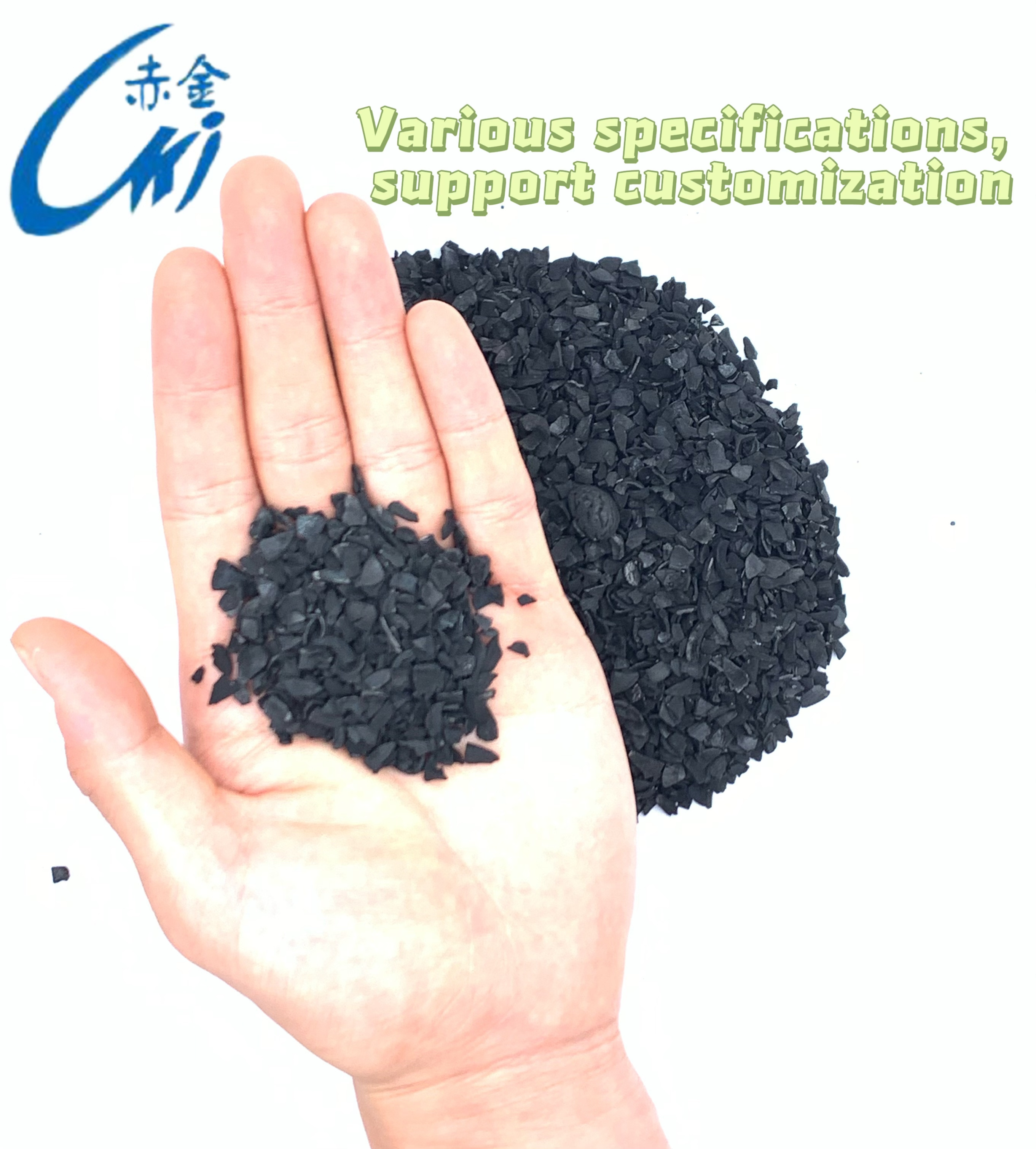 Exhaust gas treatment odor adsorption pool water purification granulated activated carbons