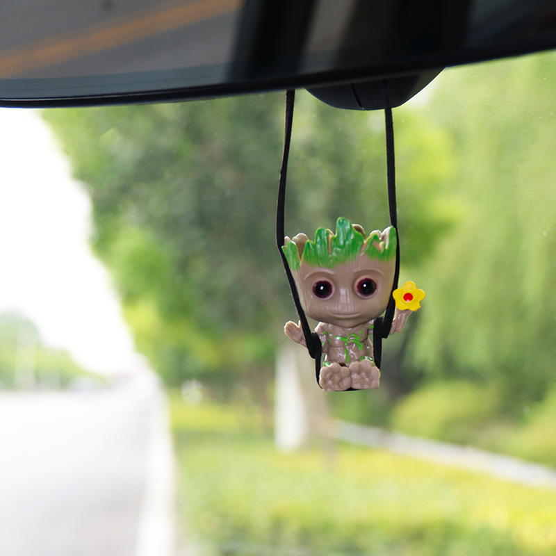 Little Tree man Groot Swing Pendant Car Charm Interior for car pendant accessory