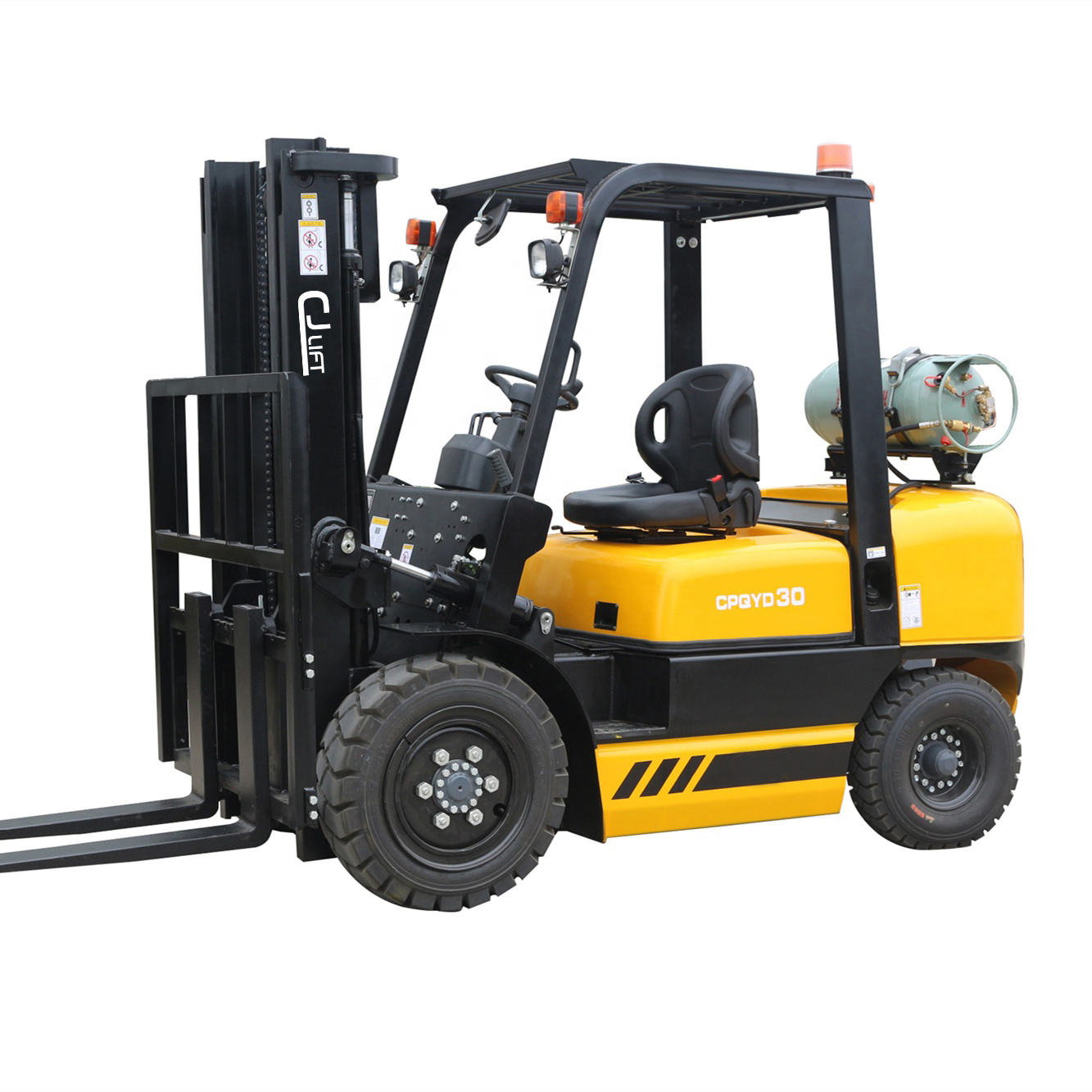 3Ton Forklift LPG gasoline 3ton gas forklift truck with Japanese K25 engine