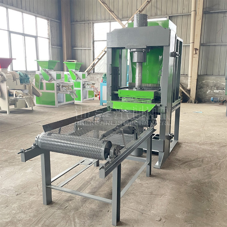 Hydraulic shisha charcoal cubic briquettes making press machine