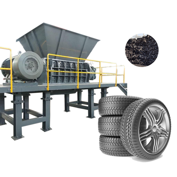 tire shredder machine truck tire shredder tire cutting machine to shredded rubber