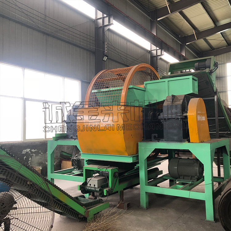 tire shredder machine truck tire shredder tire cutting machine to shredded rubber