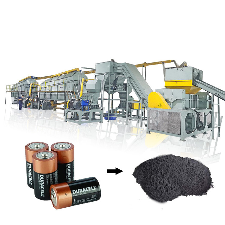 Waste cellphone lithium ion battery recycling plant machine