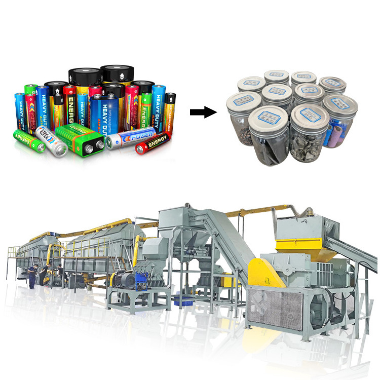 Waste cellphone lithium ion battery recycling plant machine