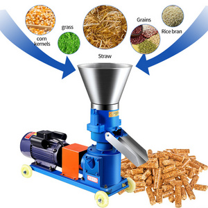 China Factory sale Animal poultry cattle chicken fish feed pellet making machine for livestock feed