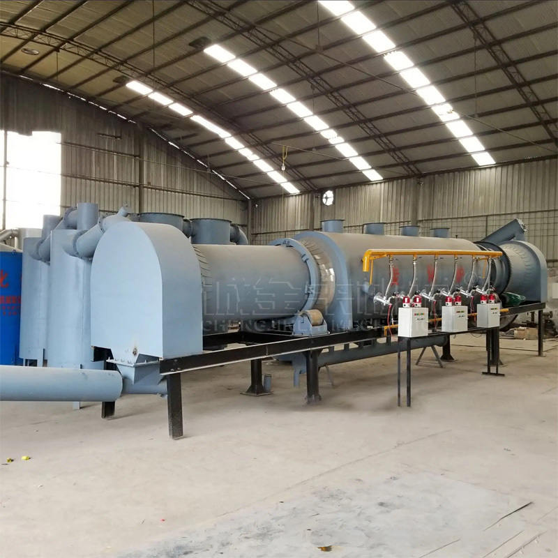 Biochar pyrolysis kiln/Rice husk activated carbon furnaces/large carbonation furnace biochar pyrolysis for sale