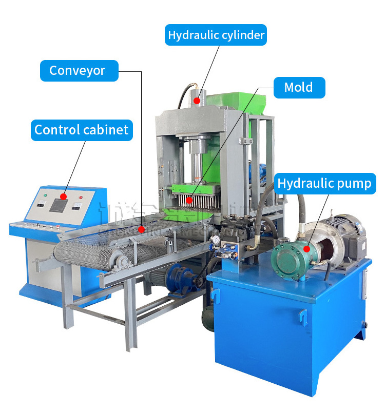 Automatic Briquetting Charcoal Making Machine