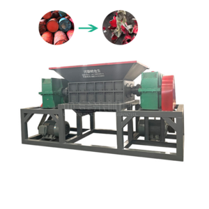 Durable industrial automatic double shaft heavy duty shredder crusher machine crushing machine aluminum cans shredder