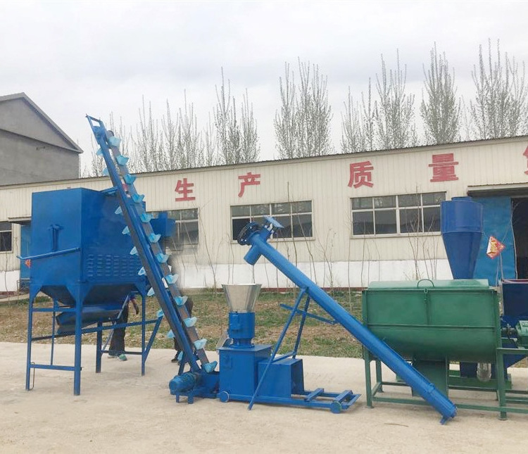 China Factory sale Animal poultry cattle chicken fish feed pellet making machine for livestock feed