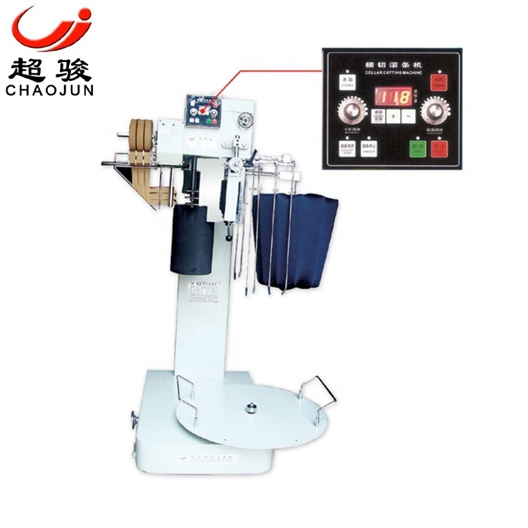 CJ-200ZH CNC textile machine fabric roll cutter Automatic Collarette Cutting Machine