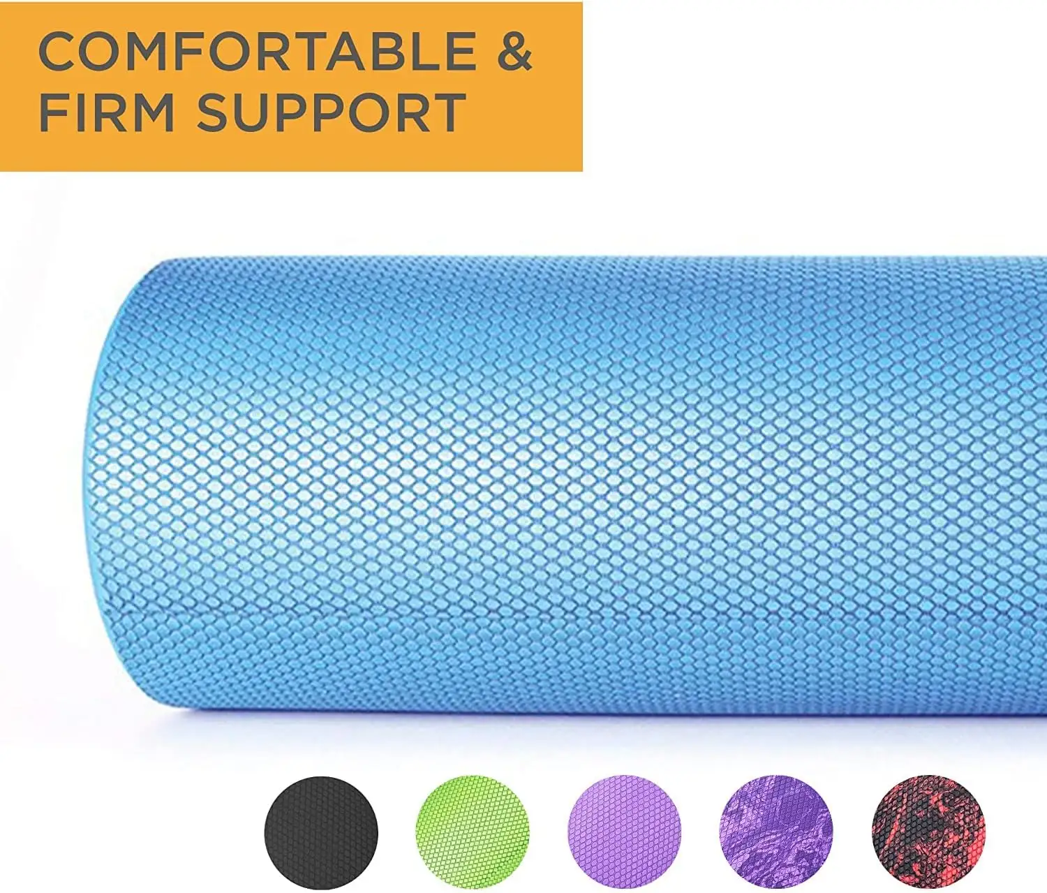 Factory direct Light weight Speckled black EPP Foam Roller Yoga Roller Extra firm