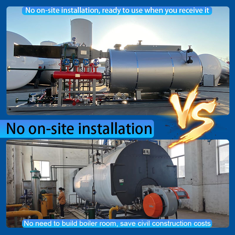 CJSE hot sale industrial steam boiler industry exhaust waste gas heat recovery steam boiler for chemical plant